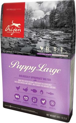 Orijen Puppy Large 85/15 Ориджен Паппи сухой беззерновой корм для щенков крупных пород Фото