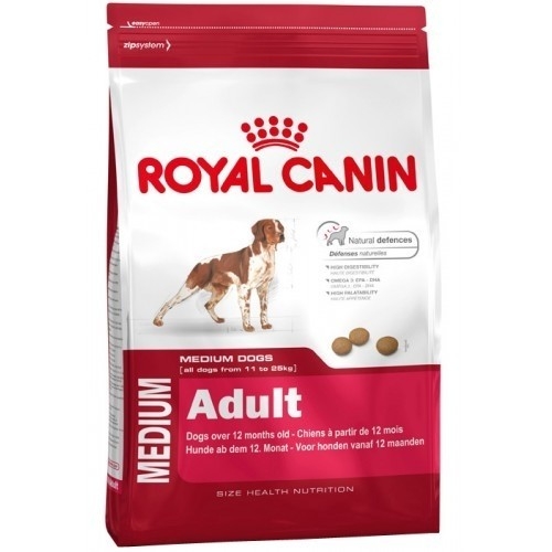 Royal Canin Medium Adult Роял Канин Медиум Эдалт корм для взрослых собак средних пород Фото