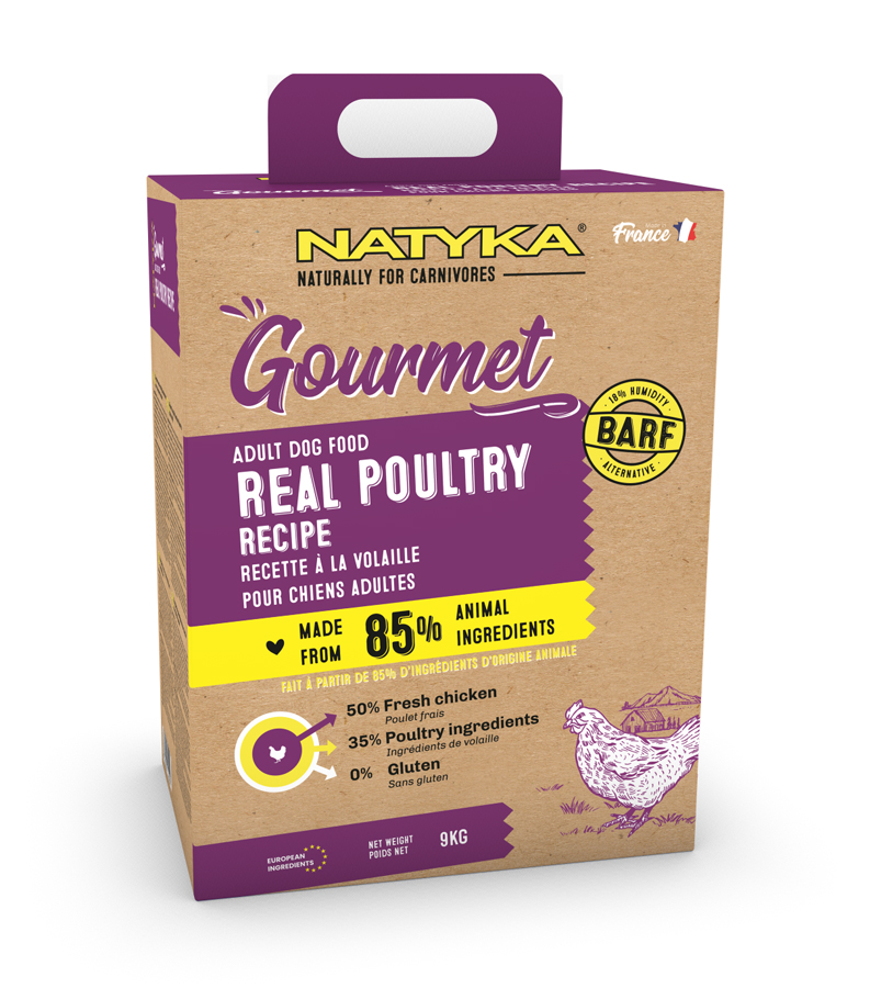 фото NATYKA Gourmet Adult Poultry Сухой корм для взрослых собак с Курицей