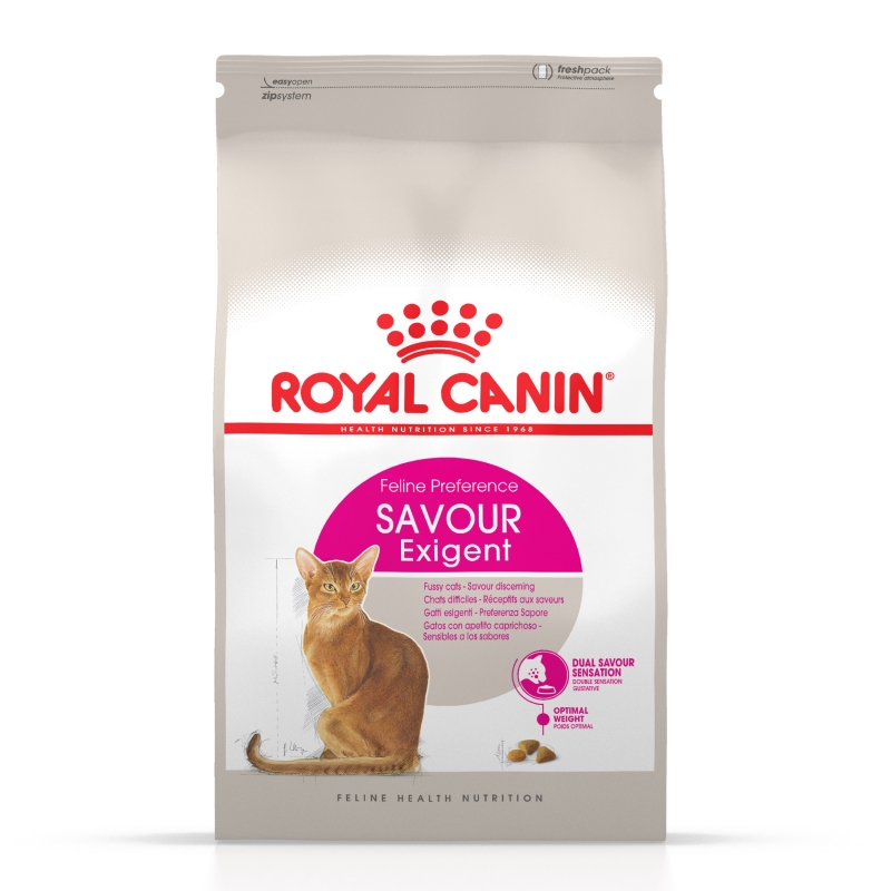 фото Royal Canin Savoir Exigent Роял Канин сухой корм для кошек привередливых кo вкусу продукта 