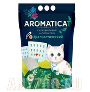 Фото AromatiCat Диагностический наполнитель для кошек силикагелевый с гранулами-индикаторами pH