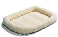 Фото Midwest Pet Bed Лежак флисовый для собак, белый