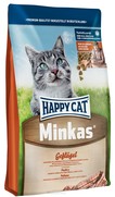 Фото Happy Cat Minkas Gelugel Хеппи Кет Минкас сухой корм для кошек с птицей