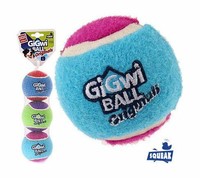 Фото GiGwi набор для собак Три мяча с пищалкой