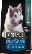 Фото Cibau Sensitive Fish Medium&Maxi Чибау сухой корм для собак крупных и средних пород Рыба