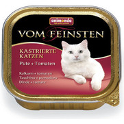Фото Animonda Vom Feinstein for Castrated Cats Анимонда для кастрированных кошек с индейкой и томатами