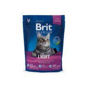 Фото Brit Premium Cat Light Брит сухой корм для кошек склонных к излишнему весу с Курицей и печенью