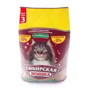 Фото Сибирская Кошка Универсал впитывающий наполнитель для кошек