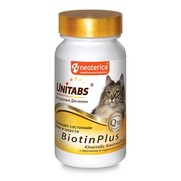 Фото Unitabs BiotinPlus витаминно-минеральный комплекс для кошек для кожи и шерсти