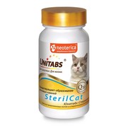 Фото Unitabs SterilCat с Q10 Юнитабс витамины для кастрированных котов и стерилизованных кошек 