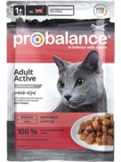 Фото ProBalance Active Пробаланс паучи для кошек ведущих активный образ жизни