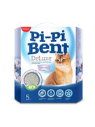 Фото Pi-Pi-Bent DeLuxe Clean Cotton комкующийся наполнитель для кошек
