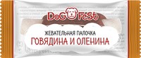 Фото Dog Fest Дог Фест лакомство для собак Жевательная палочка говядина с олениной