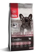 Фото Blitz Puppy Lamb&Rice сухой корм для щенков с Ягненоком и рисом
