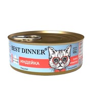 Фото Best Dinner Exclusive Паштет с индейкой для кошек