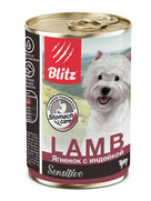 Фото Blitz Блиц консервы для собак ягнёнок с индейкой