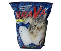 Фото BraVa Брава Микс наполнитель для кошек силикагель