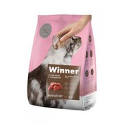 Фото Winner сухой полнорационный корм для стерилизованных кошек и кастрированных котов из говядины