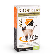 Фото Биоритм функциональный витаминно-минеральный комплекс для кошек со вкусом кролика 