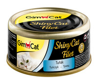 Фото Gimcat Shiny Cat Filet консервы для кошек тунец