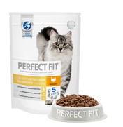 Фото Perfect Fit Sensitive сухой корм для кошек с индейкой