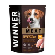 Фото Winner Meat сухой полнорационный корм для взрослых собак мелких пород из ароматной курочки