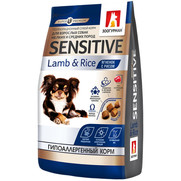 Фото Зоогурман Sensitive сухой корм для собак мелких и средних пород с ягнёнком и рисом