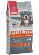 Фото Blitz Adult Dog Poultry сухой корм для взрослых собак Домашняя птица