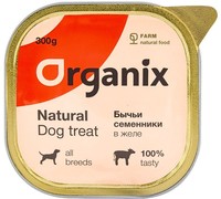Фото Organix Влажное лакомство для собак бычьи семенники в желе, цельные
