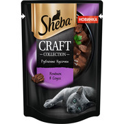 Фото Sheba Craft Шеба пауч для кошек рубленые кусочки Ягненок в соусе