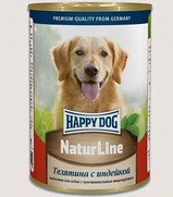 Фото Happy Dog Natur Line консервы для собак телятина с индейкой