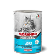 Фото Morando Professional консервированный корм для кошек паштет с белой рыбой и креветками