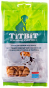 Фото Titbit лакомство для щенков хрустящие подушечки с начинкой со вкусом кролика и творога