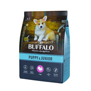 Фото Mr.Buffalo Puppy&Junior сухой корм для щенков и юниоров всех пород с индейкой
