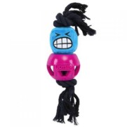 Фото Joyser Cageball Funhead Jack игрушка для собак с резиновым мячом и пищалкой