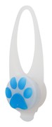 Фото TRIXIE Мигающая клипса на ошейник для собак, 2,4 см/8 см, белый с рисунком