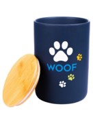 Фото КерамикАрт бокс керамический для хранения корма для собак WOOF 1900 мл, черный