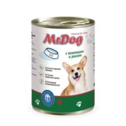 Фото Мистер Дог консервы для собак с ягнёнком и рисом