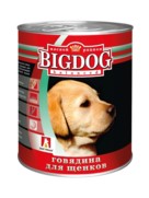 Фото Зоогурман Big Dog консервы для щенков говядина
