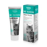 Фото Веда My totem Malt plus паста для выведения шерсти с пребиотиком для кошек