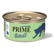 Фото Prime Adult консервы для кошек тунец с кальмаром в собственном соку