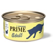 Фото Prime Adult консервы для кошек Курица кусочки в соусе