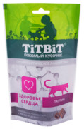 Фото Titbit лакомство для кошек хрустящие подушечки с мясом индейки для здоровья сердца