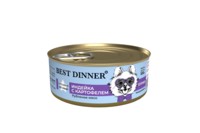 Фото Best Dinner Exclusive Vet Profi Urinary консервы для собак индейка с картофелем