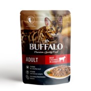 Фото Mr.Buffalo adult паучи для кошек говядина в соусе