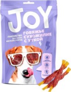 Фото Joy лакомство для собак мелких пород говяжье сухожилие с уткой