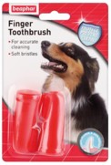 Фото Beaphar Зубная щетка двойная для собак на палец