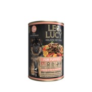 Фото Leo&Lucy Holistic консервы для щенков паштет мясное ассорти с овощами и биодобавками
