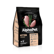 Фото AlphaPet Сухой корм для котят с цыпленком