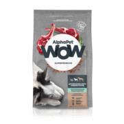 Фото AlphaPet WOW Сухой корм для собак медиум с чувствительным пищеварением с ягненком и бурым рисом